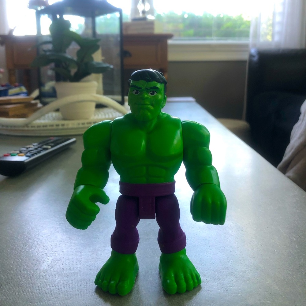 The hulk action figure